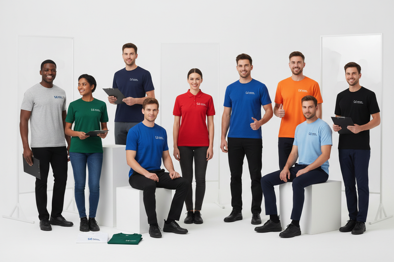 Camisetas e Polos de Trabalho Profissionais