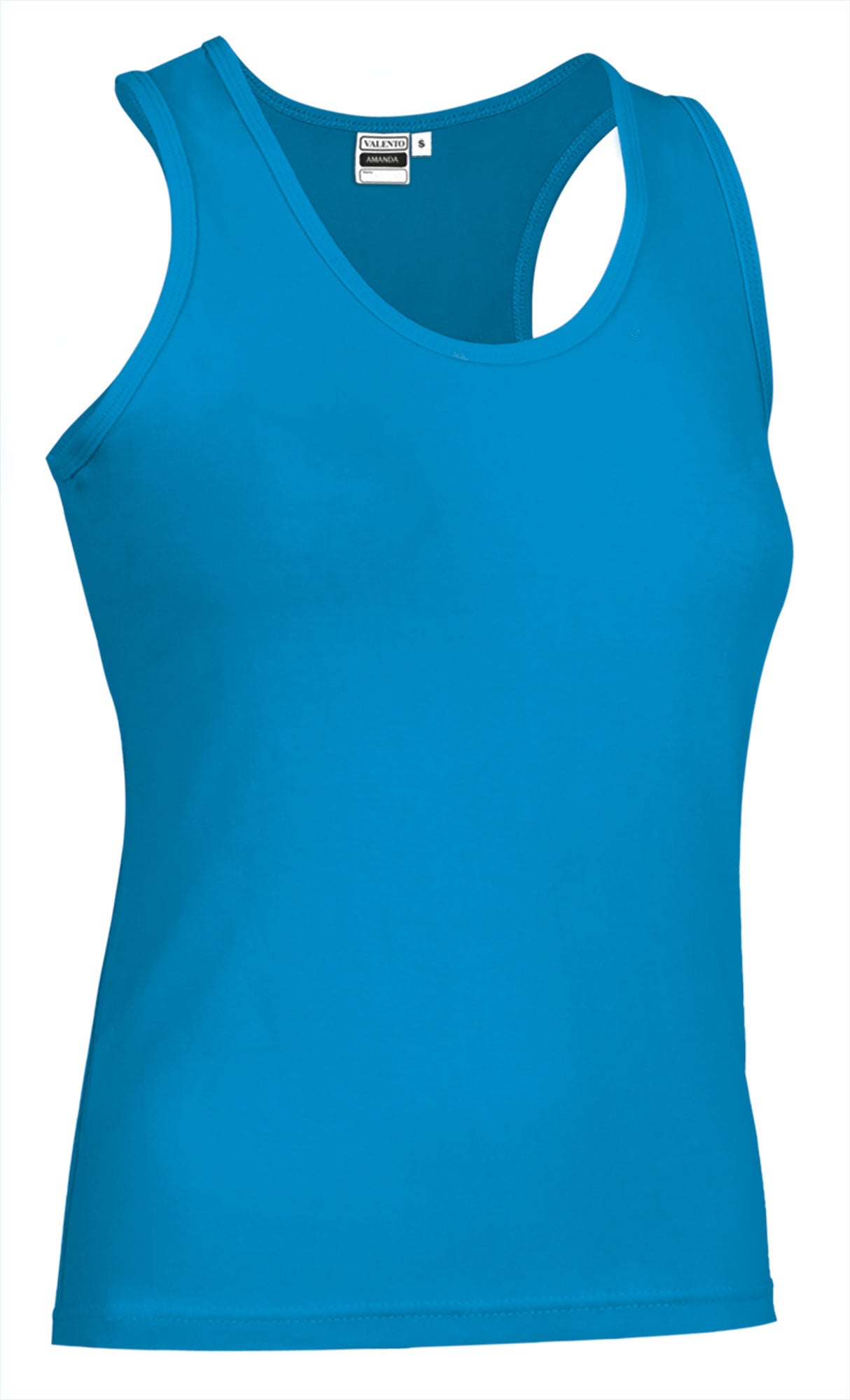 AMANDA | Camiseta Manga Cava Feminina Algodão com Elastano | Personalizável | Várias Cores
