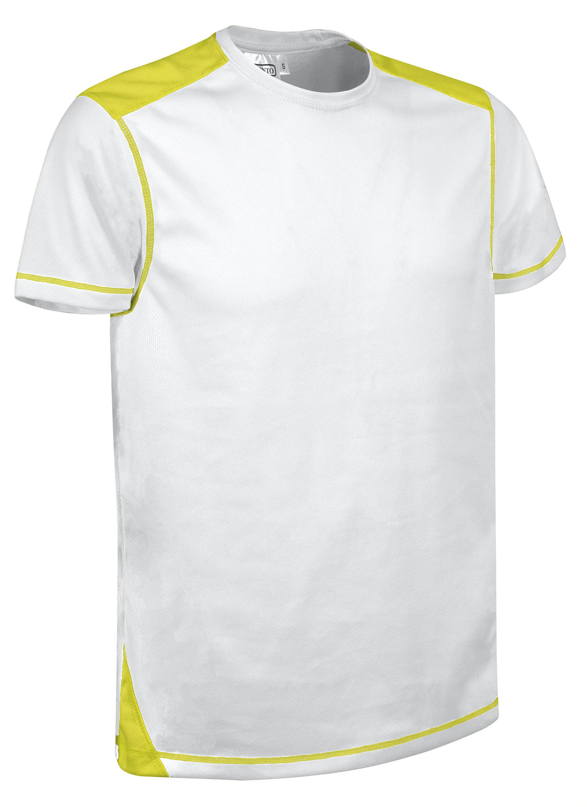BRICKPLUS | T-Shirt Técnica Bicolor Detalhes Contrastantes 100% Poliéster | Personalizável | Várias Cores