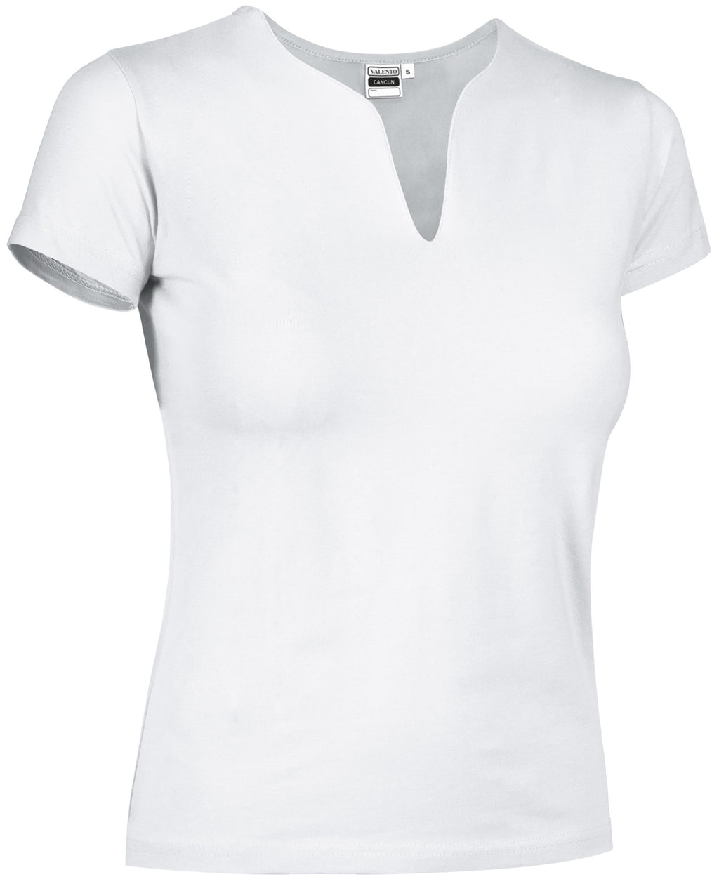 CANCUN | T-Shirt Mulher Gola Túnica Elástica 95% Algodão 5% Elastano | Personalizável | Várias Cores