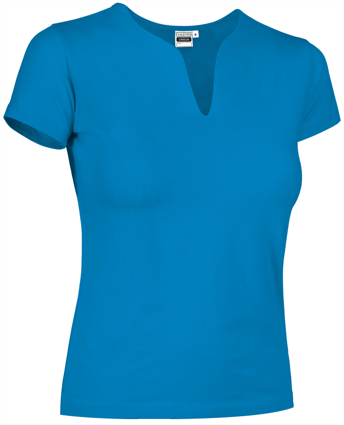 CANCUN | T-Shirt Mulher Gola Túnica Elástica 95% Algodão 5% Elastano | Personalizável | Várias Cores