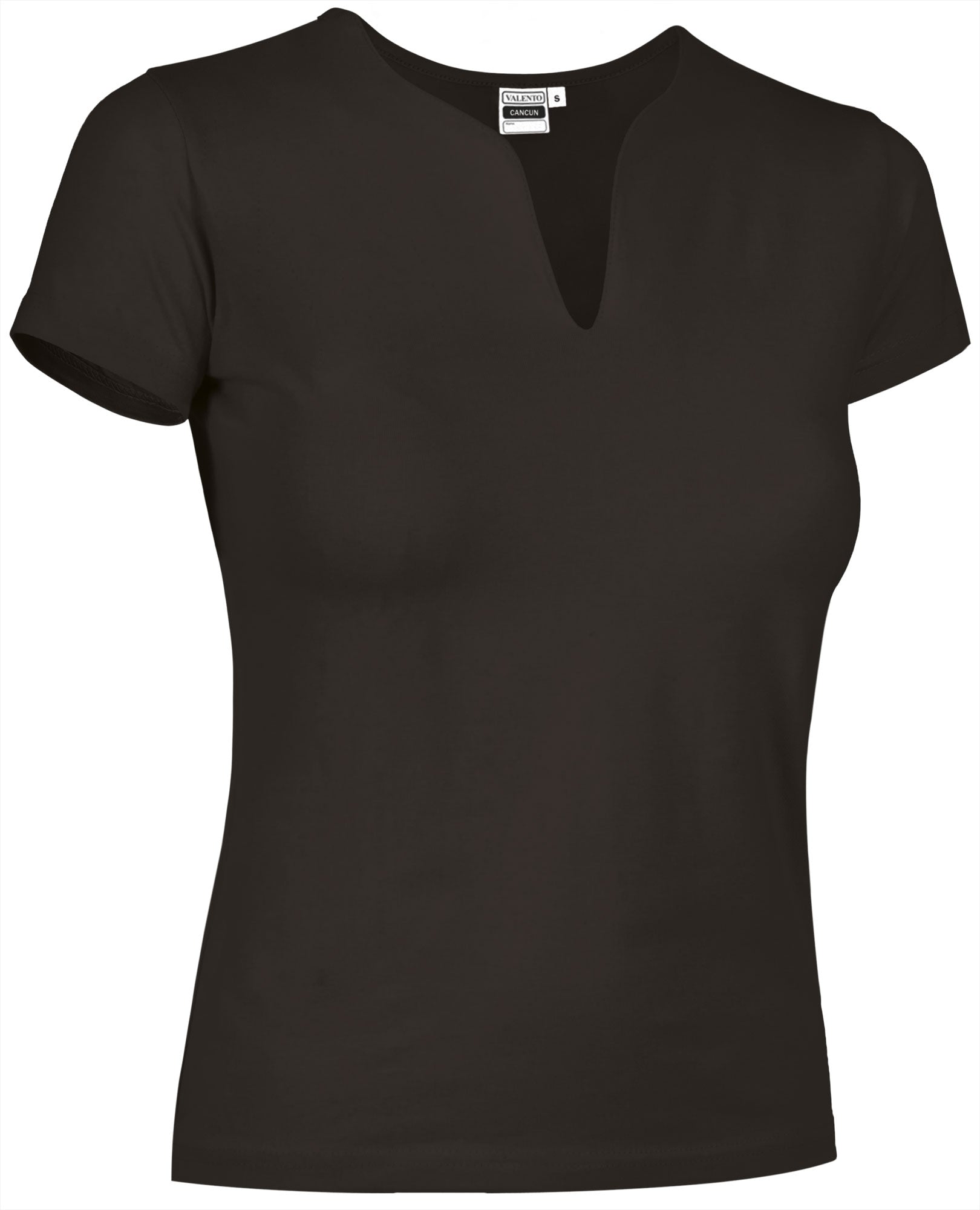CANCUN | T-Shirt Mulher Gola Túnica Elástica 95% Algodão 5% Elastano | Personalizável | Várias Cores