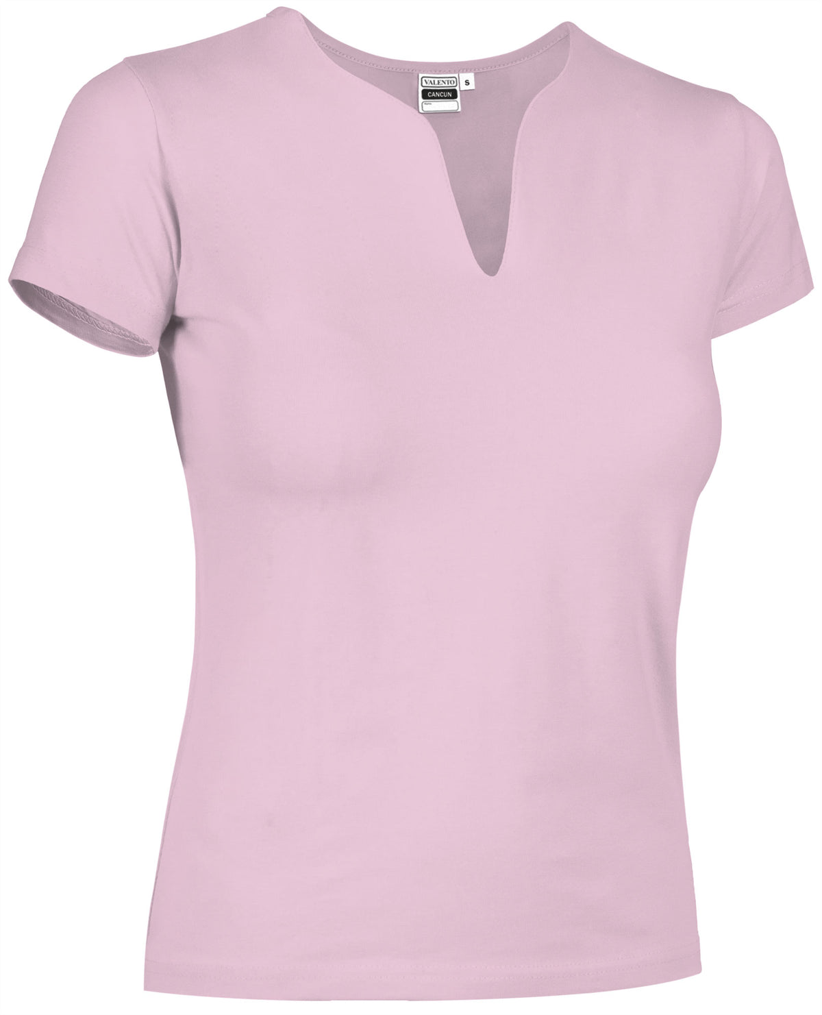CANCUN | T-Shirt Mulher Gola Túnica Elástica 95% Algodão 5% Elastano | Personalizável | Várias Cores