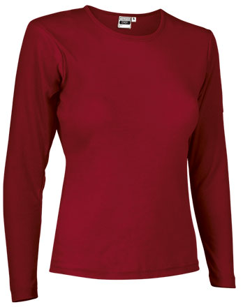 CINDY | Camisola de Gola Redonda para Mulher 50% Poliéster 50% Algodão Manga Comprida | Personalizável | Várias Cores