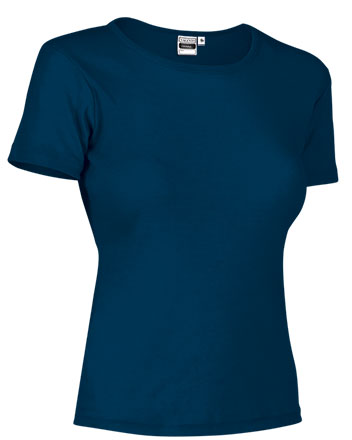 HANNA | T-Shirt de Gola Redonda para Mulher 50% Poliéster 50% Algodão Corte Estreito | Personalizável | Várias Cores