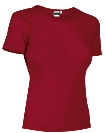 HANNA | T-Shirt de Gola Redonda para Mulher 50% Poliéster 50% Algodão Corte Estreito | Personalizável | Várias Cores