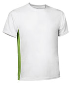 LEOPARD | T-Shirt Técnica Bicolor Bandas Laterais 100% Poliéster | Personalizável | Várias Cores
