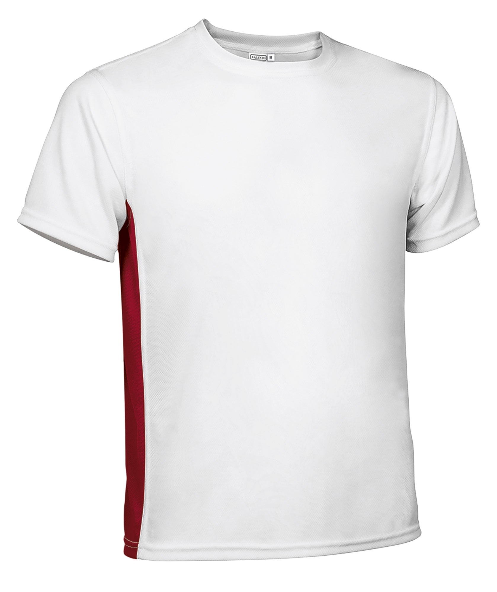 LEOPARD | T-Shirt Técnica Bicolor Bandas Laterais 100% Poliéster | Personalizável | Várias Cores