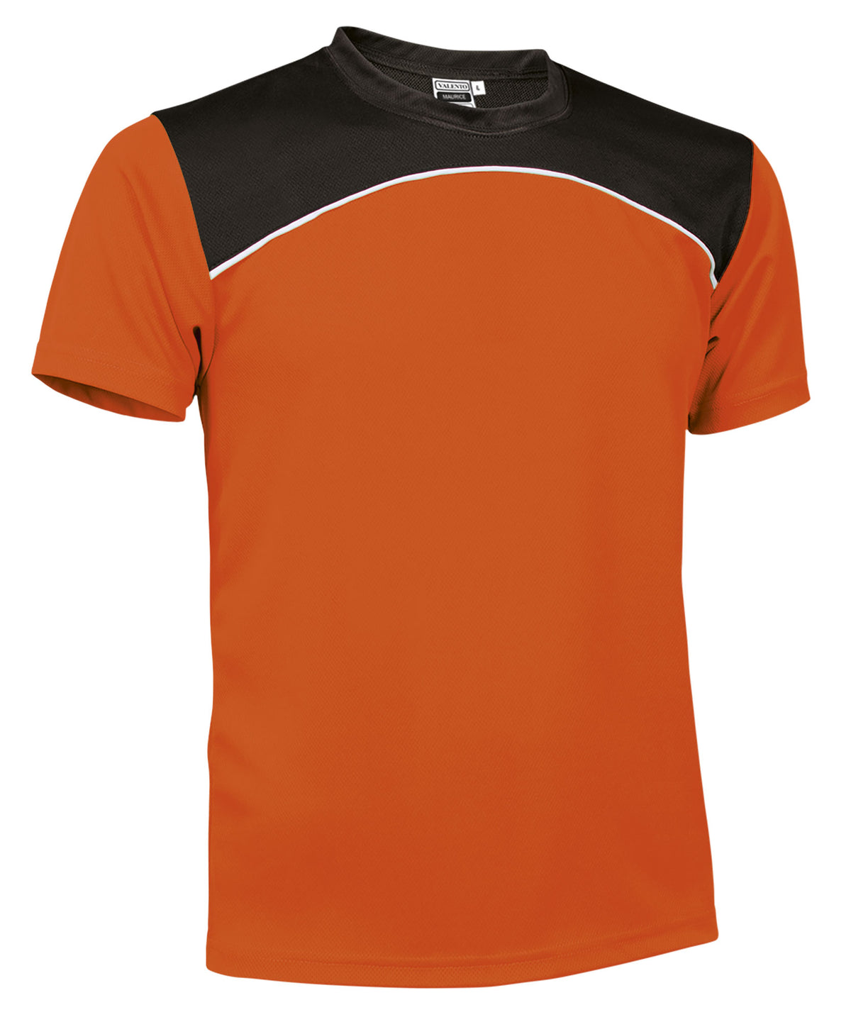 MAURICE | T-Shirt Técnica Tricolor Vivo Curvado 100% Poliéster | Personalizável | Várias Cores