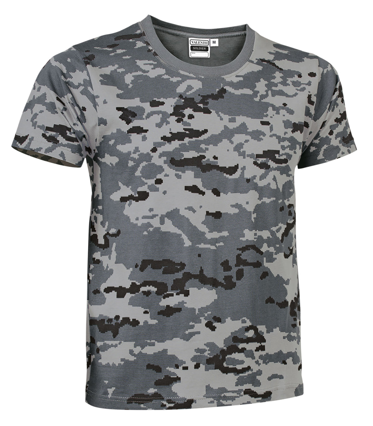 SOLDIER | T-Shirt Unisexo Camuflagem Pixelada 100% Algodão | Personalizável