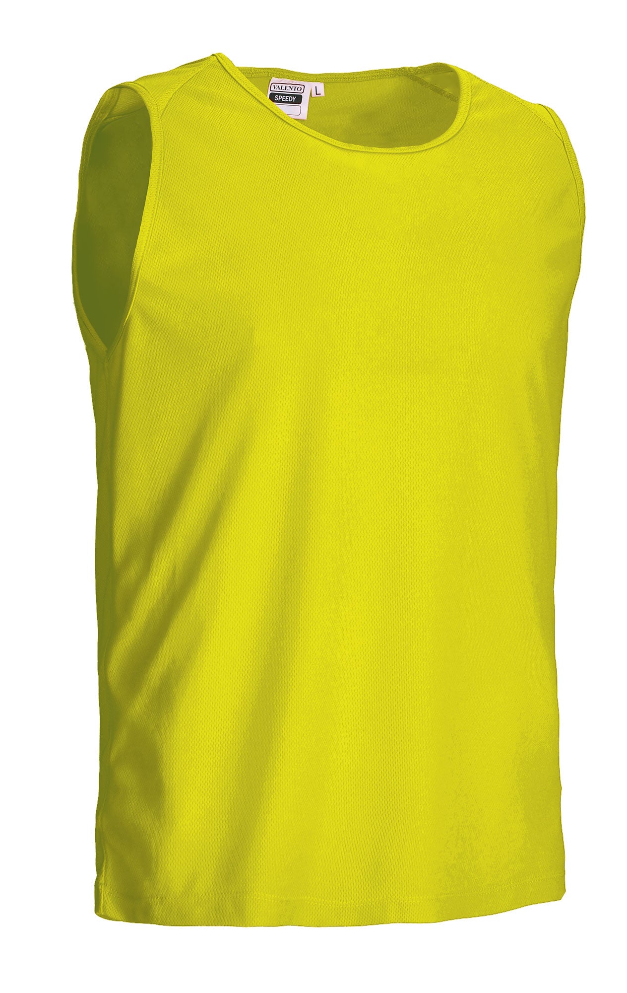 SPEEDY | T-Shirt Desportiva Sem Mangas Gola Larga 100% Poliéster | Personalizável | Várias Cores