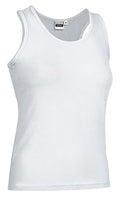 SPRING | Camiseta Manga Cava para Mulher 50% Poliéster 50% Algodão Corte Estreito | Personalizável | Várias Cores