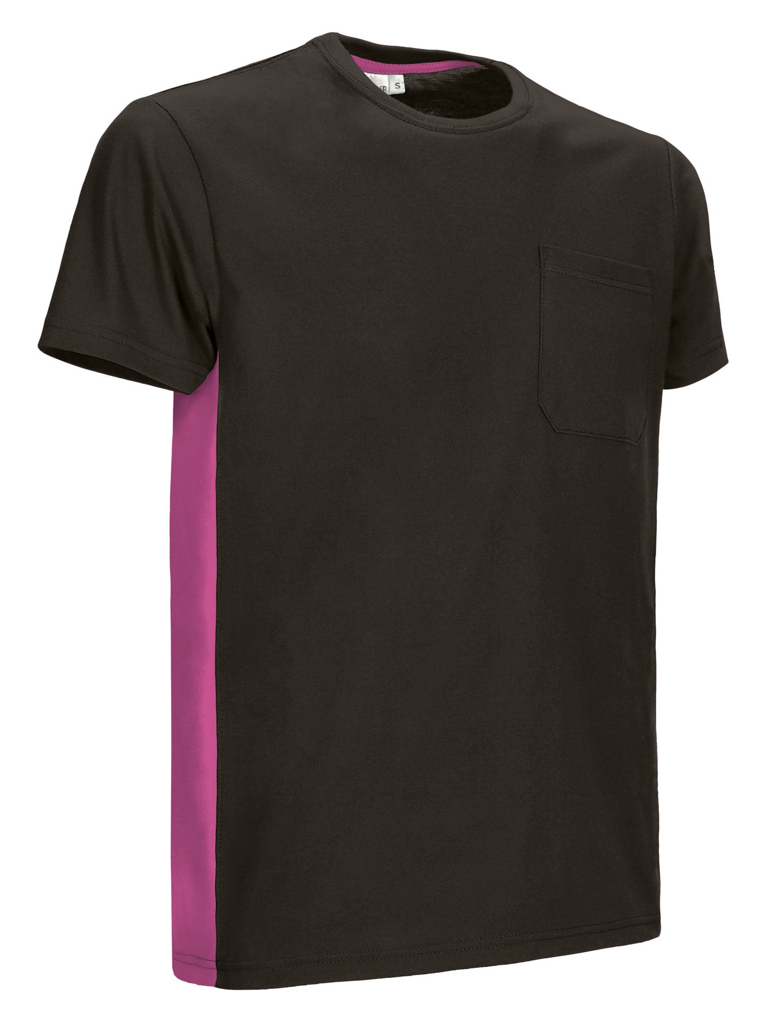 THUNDER | T-Shirt Unisexo de Trabalho Bicolor com Bolso 100% Algodão | Personalizável | Várias Cores
