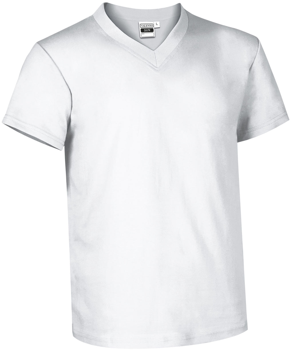SUN | T-Shirt Unisexo Gola V 100% Algodão | Personalizável | Várias Cores