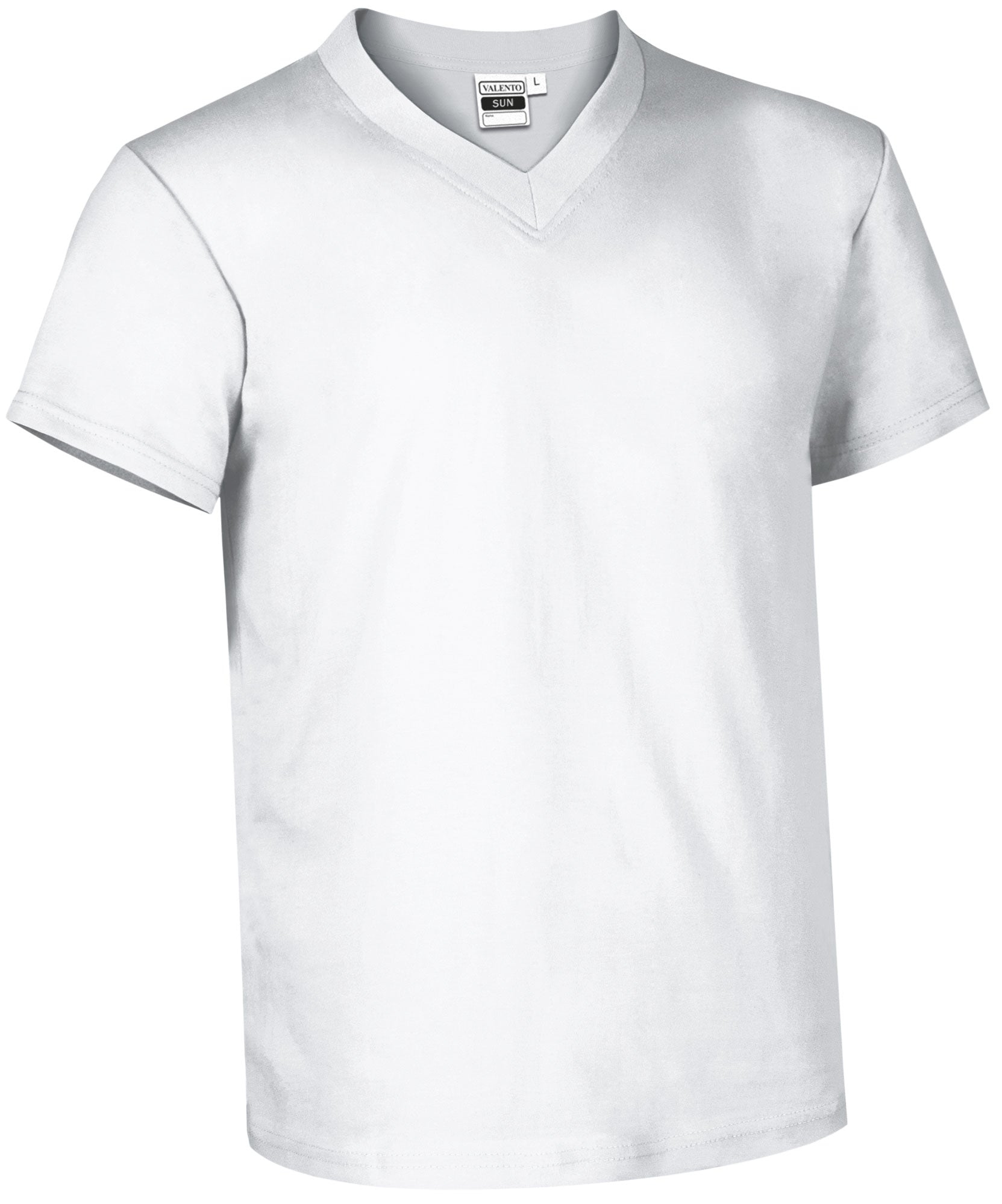SUN | T-Shirt Unisexo Gola V 100% Algodão | Personalizável | Várias Cores