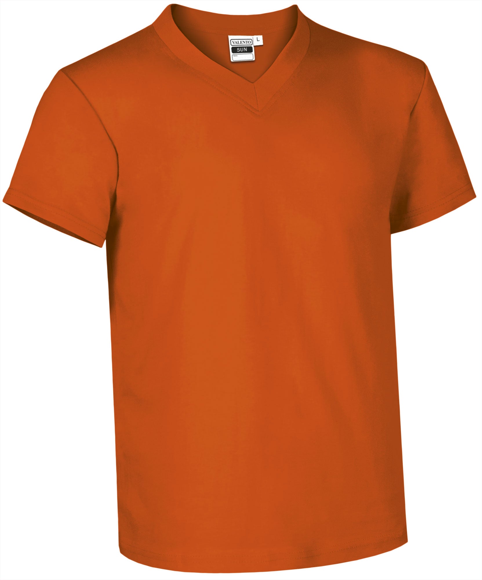 SUN | T-Shirt Unisexo Gola V 100% Algodão | Personalizável | Várias Cores