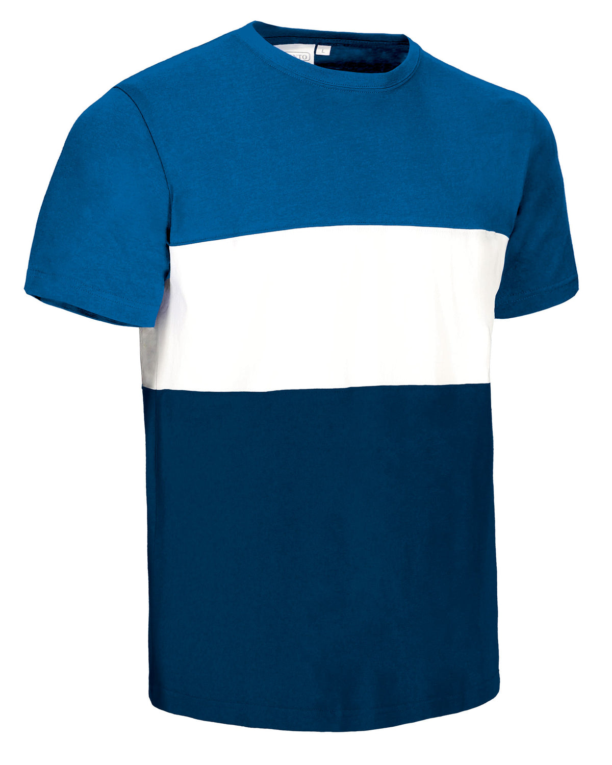 VARSITY | T-Shirt Unisexo Tricolor 100% Algodão | Personalizável | Várias Cores