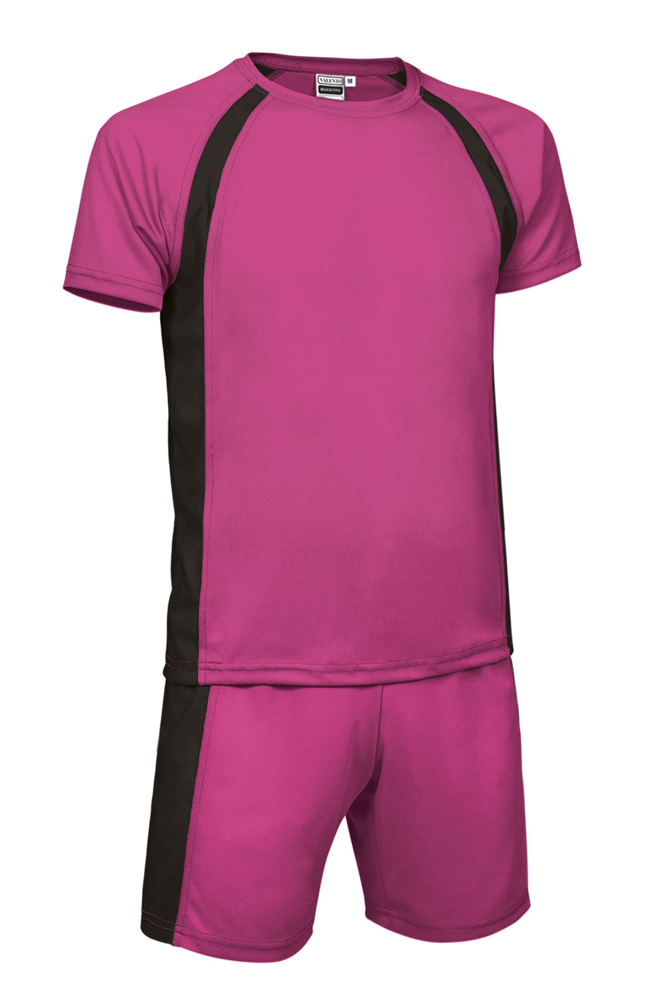 MARACANA | Conjunto Desportivo Bicolor T-Shirt e Calções Bird-Eye 100% Poliéster | Personalizável | Várias Cores