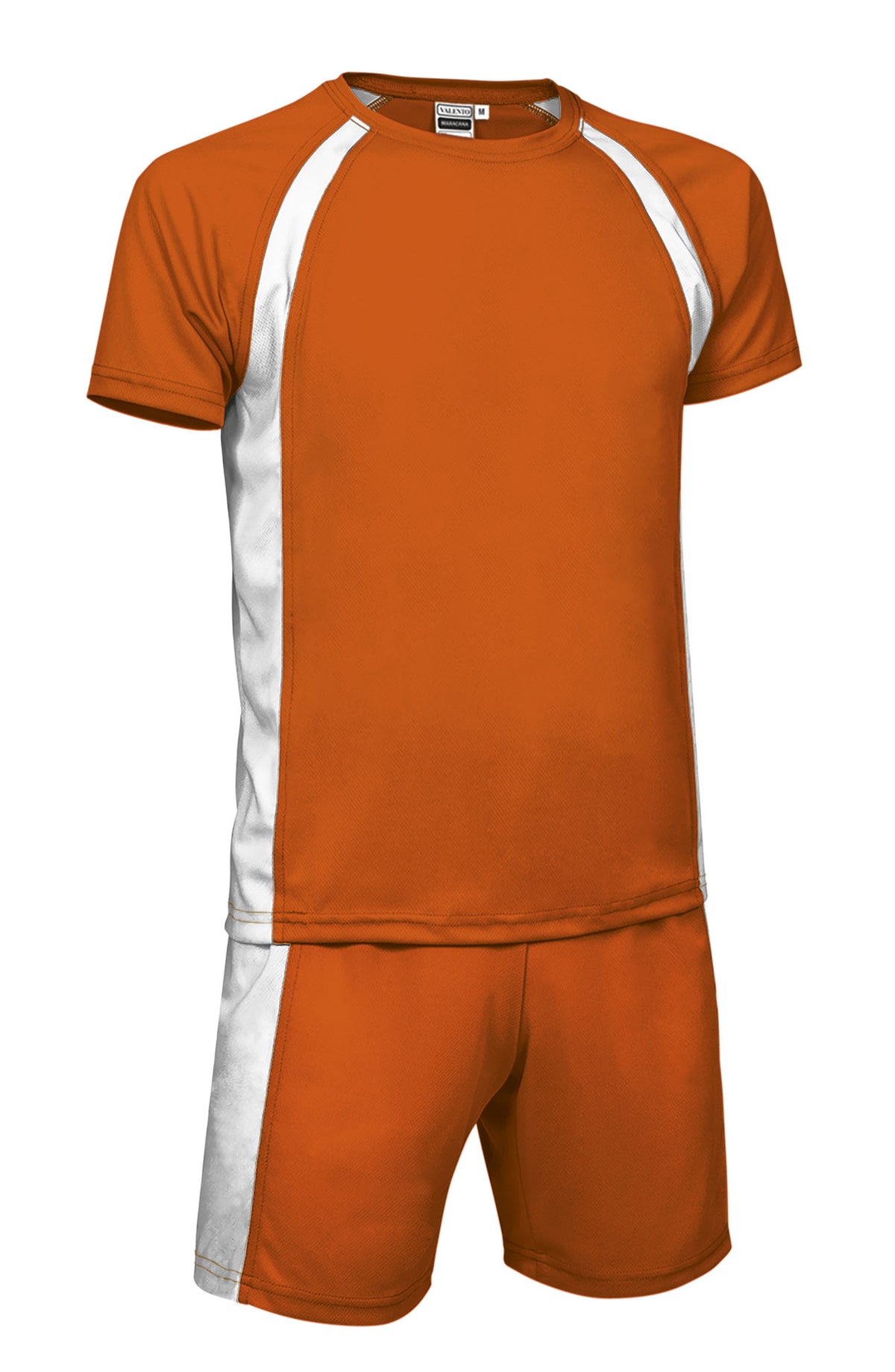 MARACANA | Conjunto Desportivo Bicolor T-Shirt e Calções Bird-Eye 100% Poliéster | Personalizável | Várias Cores