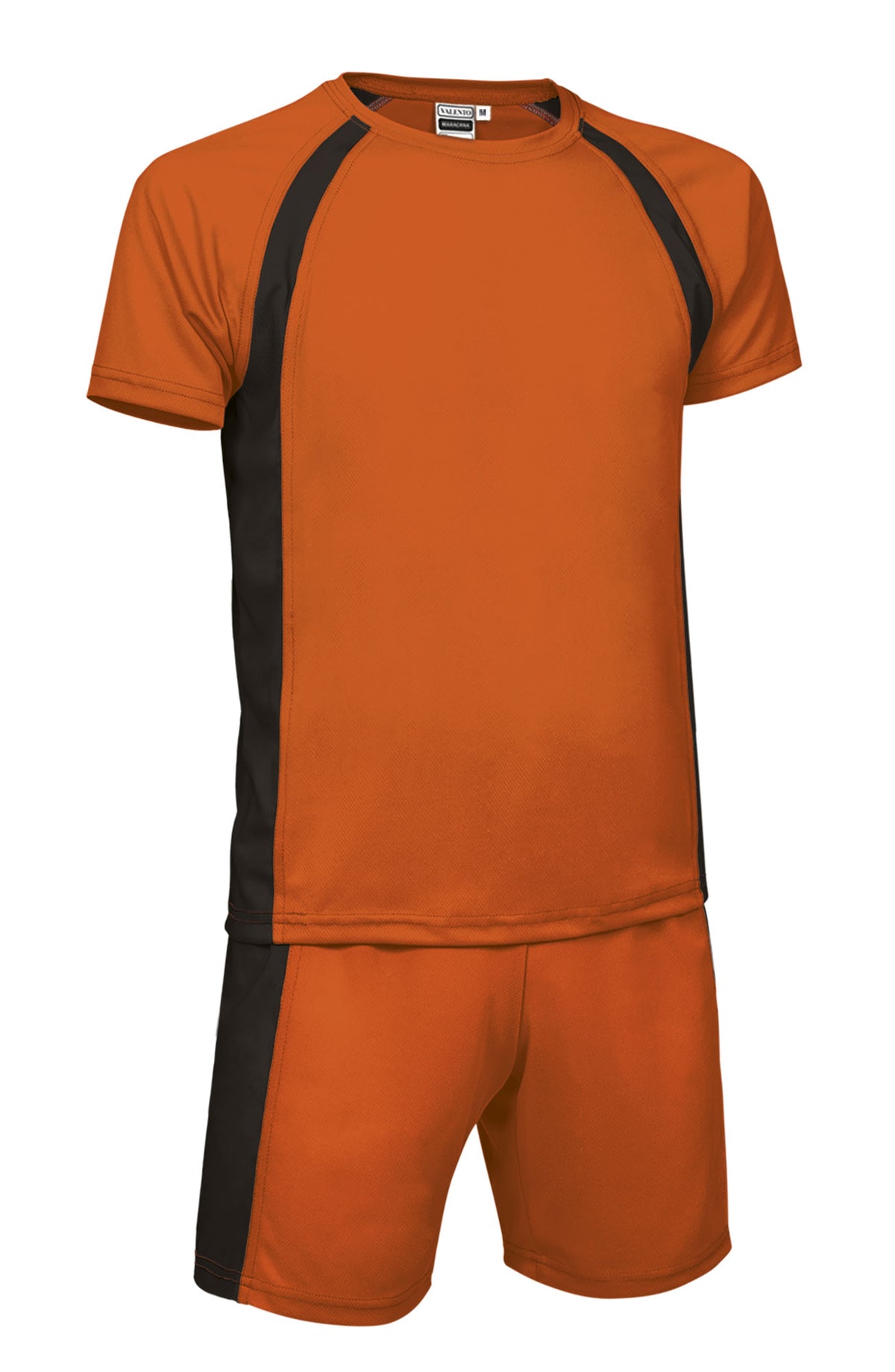 MARACANA | Conjunto Desportivo Bicolor T-Shirt e Calções Bird-Eye 100% Poliéster | Personalizável | Várias Cores