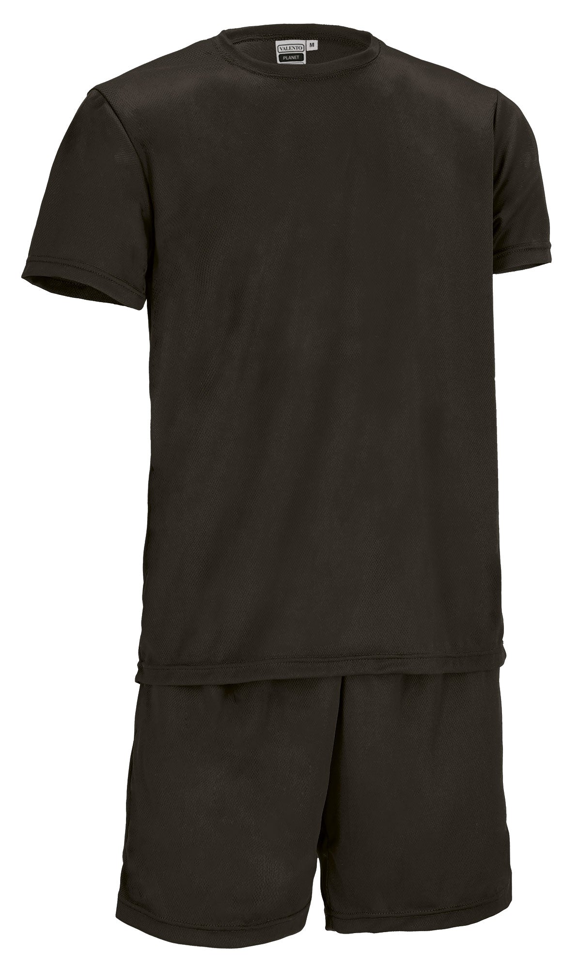 PLANET | Conjunto Desportivo T-Shirt e Calções Bird-Eye 100% Poliéster | Personalizável | Várias Cores