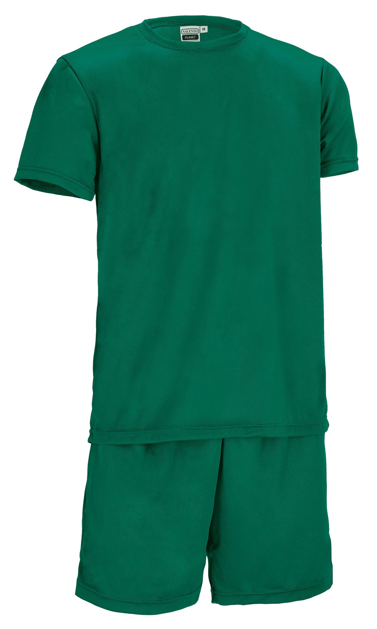 PLANET | Conjunto Desportivo T-Shirt e Calções Bird-Eye 100% Poliéster | Personalizável | Várias Cores