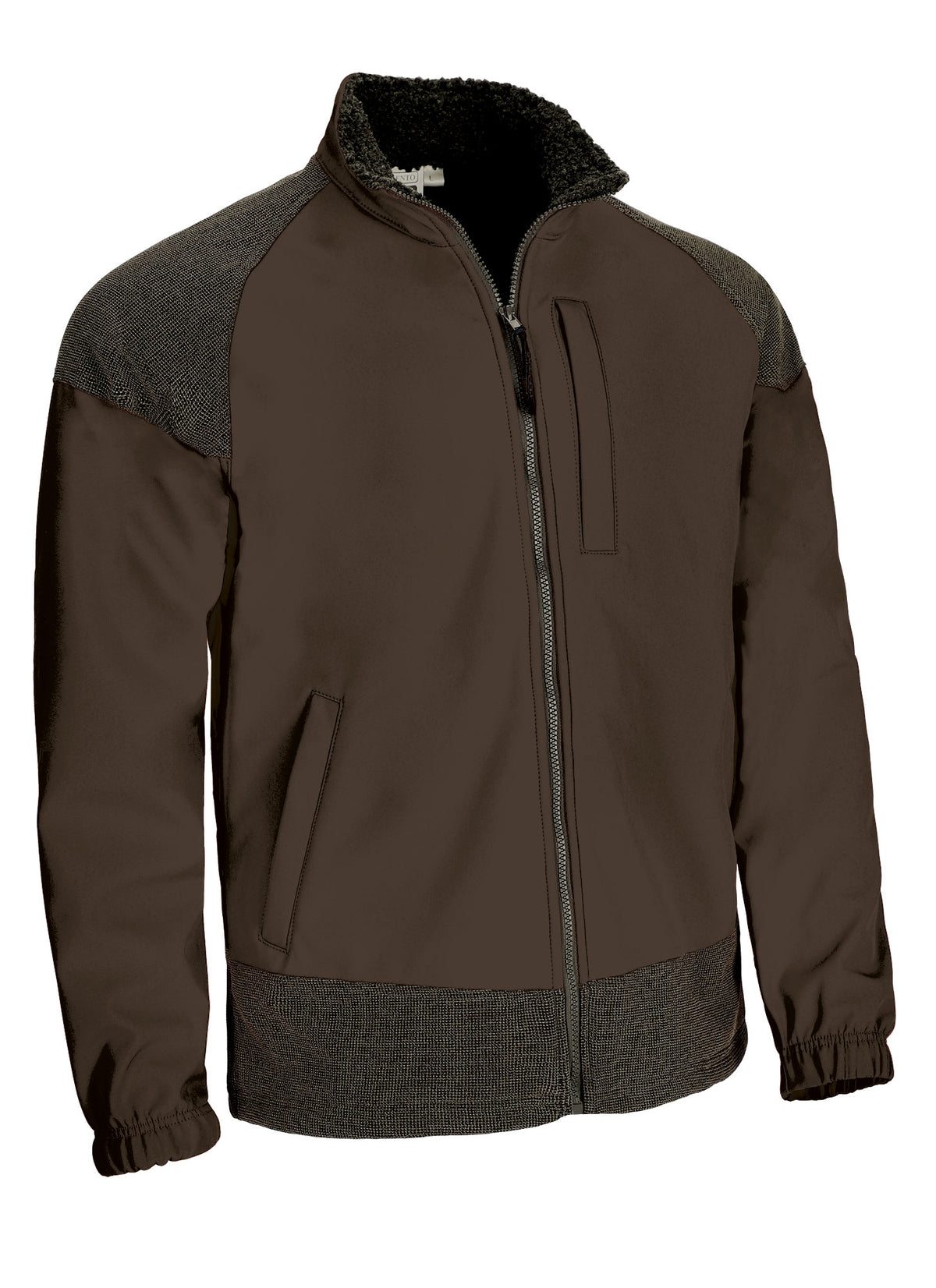 CALEDONIA | Casaco Softshell Bicolor com Reforços Rip-Stop nos Cotovelos e Sherpa Interior | Personalizável | Várias Cores