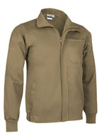 CHISPA | Casaco de Trabalho 100% Algodão com 3 Bolsos e Fecho Central | Personalizável | Várias Cores