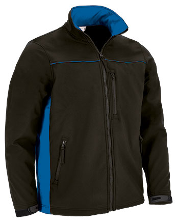 THUNDER | Casaco Softshell Bicolor Coleção THUNDER com 3 Bolsos e Polar Interior | Personalizável | Várias Cores