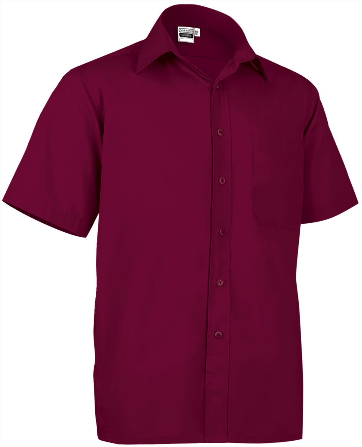 OPORTO | Camisa Manga Curta com Bolso 65% Poliéster 35% Algodão | Personalizável | Várias Cores