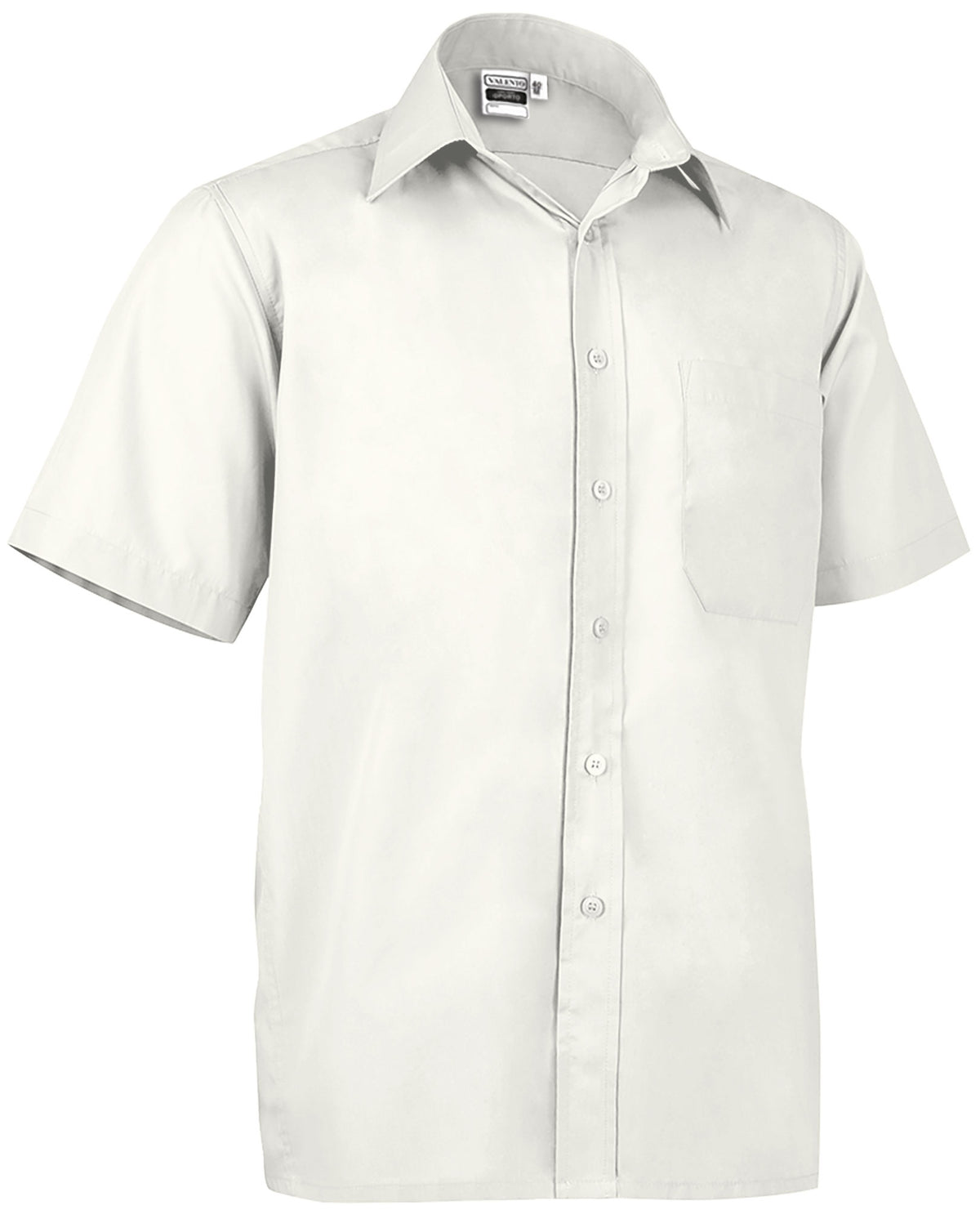 OPORTO | Camisa Manga Curta com Bolso 65% Poliéster 35% Algodão | Personalizável | Várias Cores