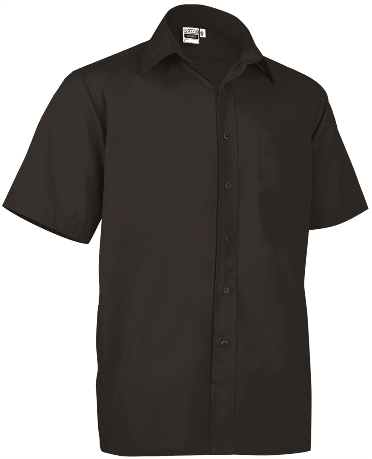 OPORTO | Camisa Manga Curta com Bolso 65% Poliéster 35% Algodão | Personalizável | Várias Cores