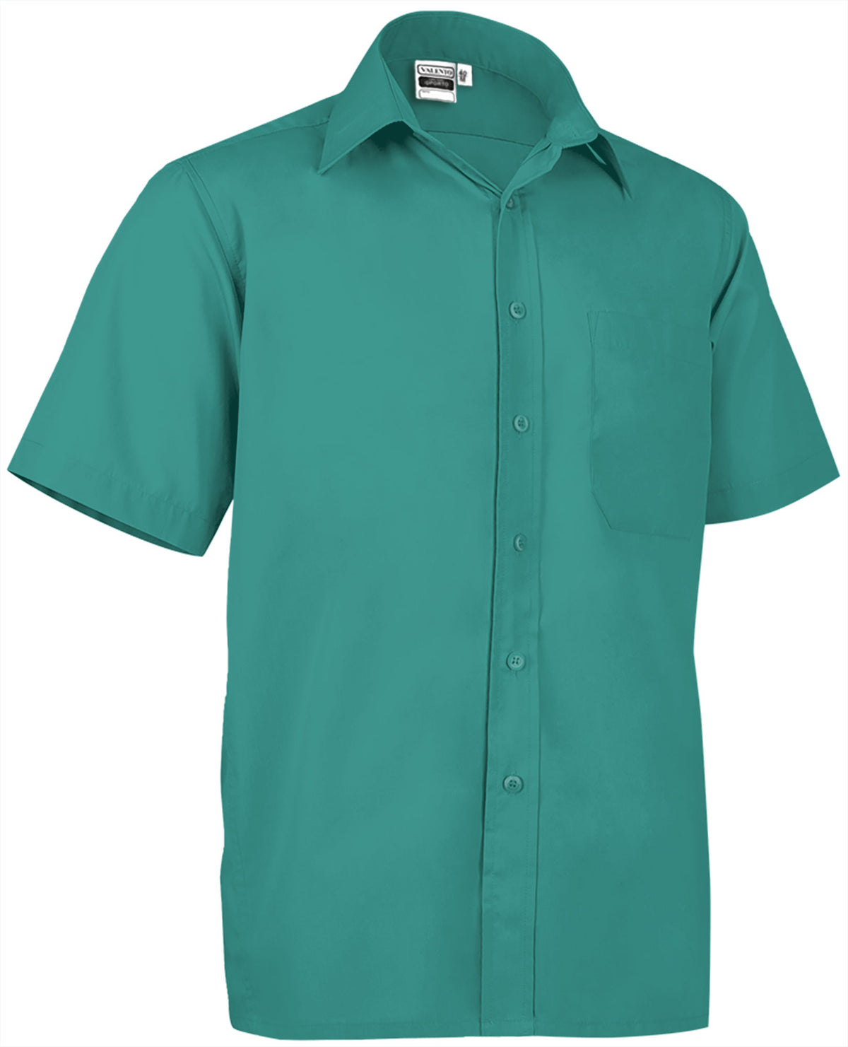 OPORTO | Camisa Manga Curta com Bolso 65% Poliéster 35% Algodão | Personalizável | Várias Cores