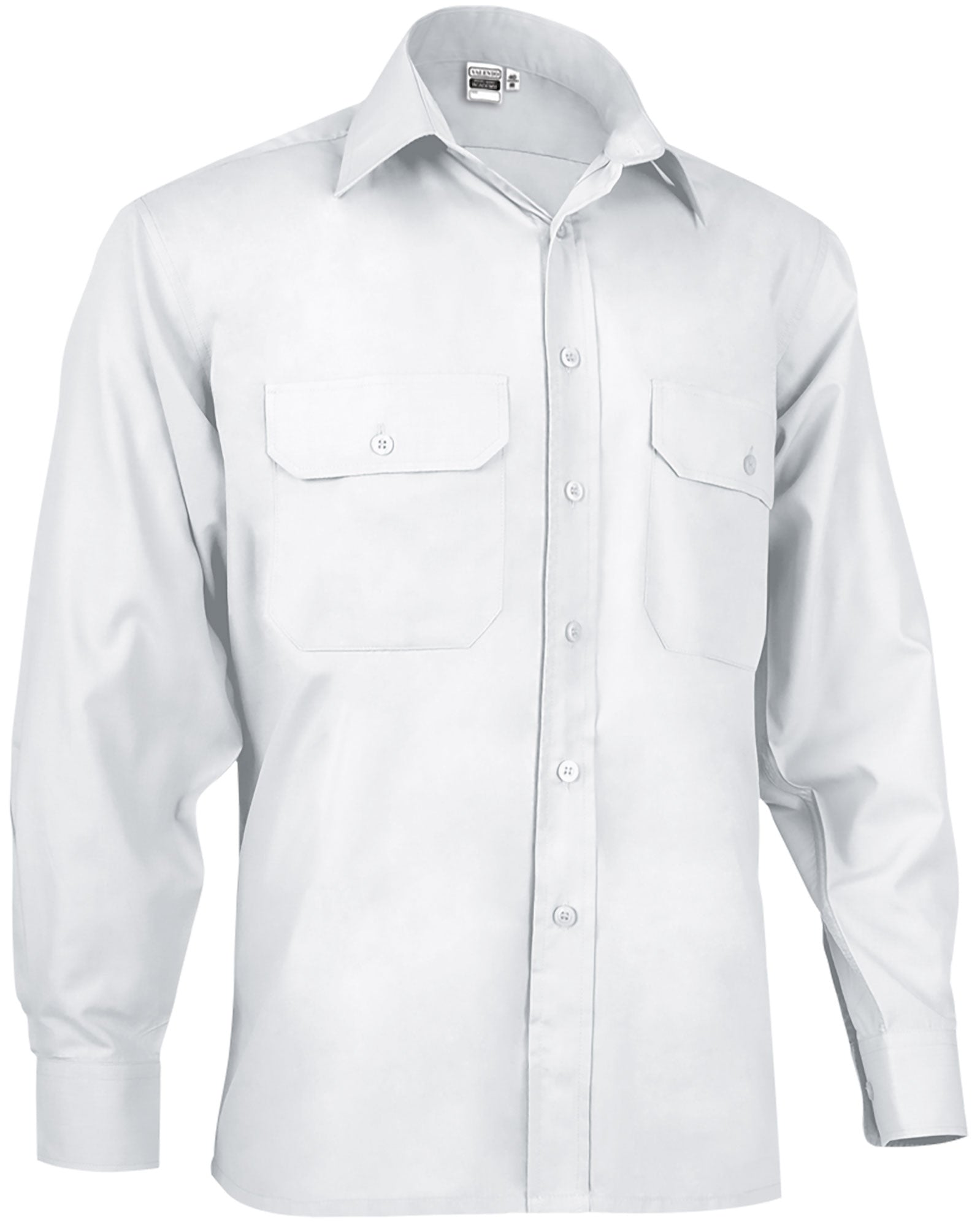 ACADEMY | Camisa Manga Comprida com 2 Bolsos 65% Poliéster 35% Algodão | Personalizável | Várias Cores
