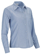 CORPORATION | Camisa às Riscas Manga Comprida Oxford Mulher 50% Poliéster 50% Algodão | Personalizável | Várias Cores