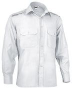 VIGILANT | Camisa Manga Comprida com Ombreiras e 2 Bolsos para Segurança 65% Poliéster 35% Algodão | Personalizável | Várias Cores
