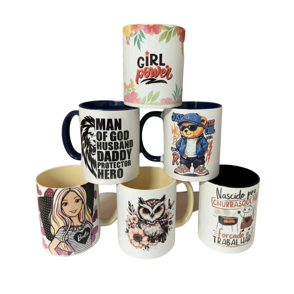 Caneca Personalizada com Foto ou Mensagem – Presente Único | Cosyart