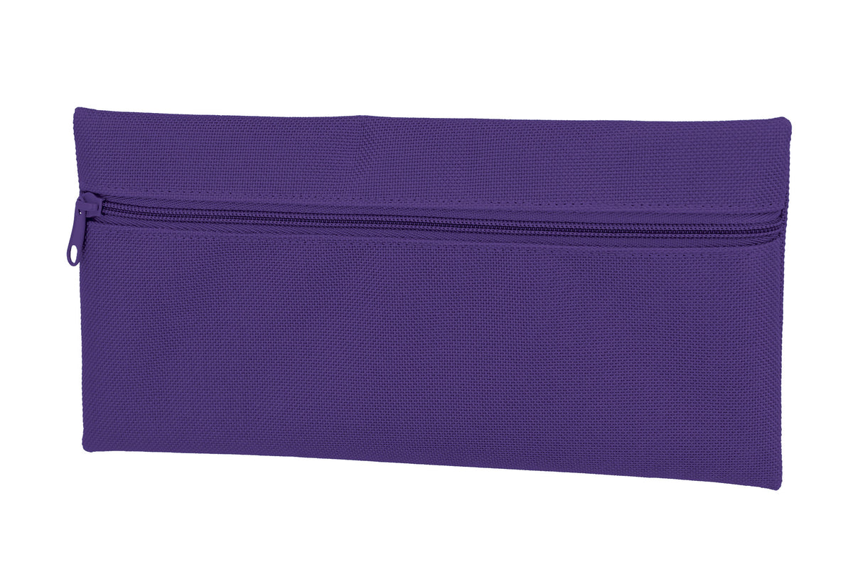 FLOWER | Estojo com Fecho de Correr 50% Poliéster 50% PVC Canvas para Brindes e Escritório | Personalizável | Várias Cores