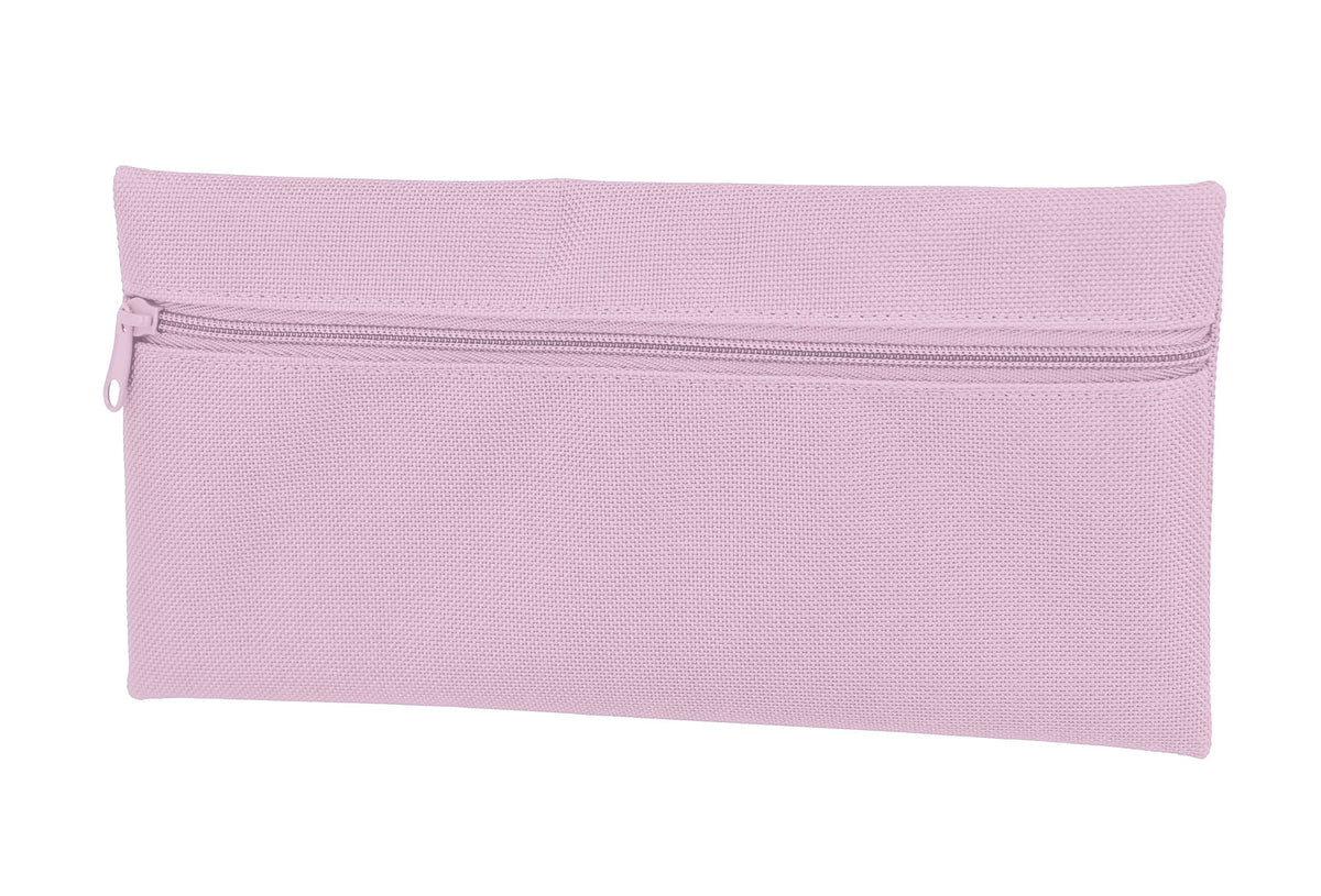 FLOWER | Estojo com Fecho de Correr 50% Poliéster 50% PVC Canvas para Brindes e Escritório | Personalizável | Várias Cores