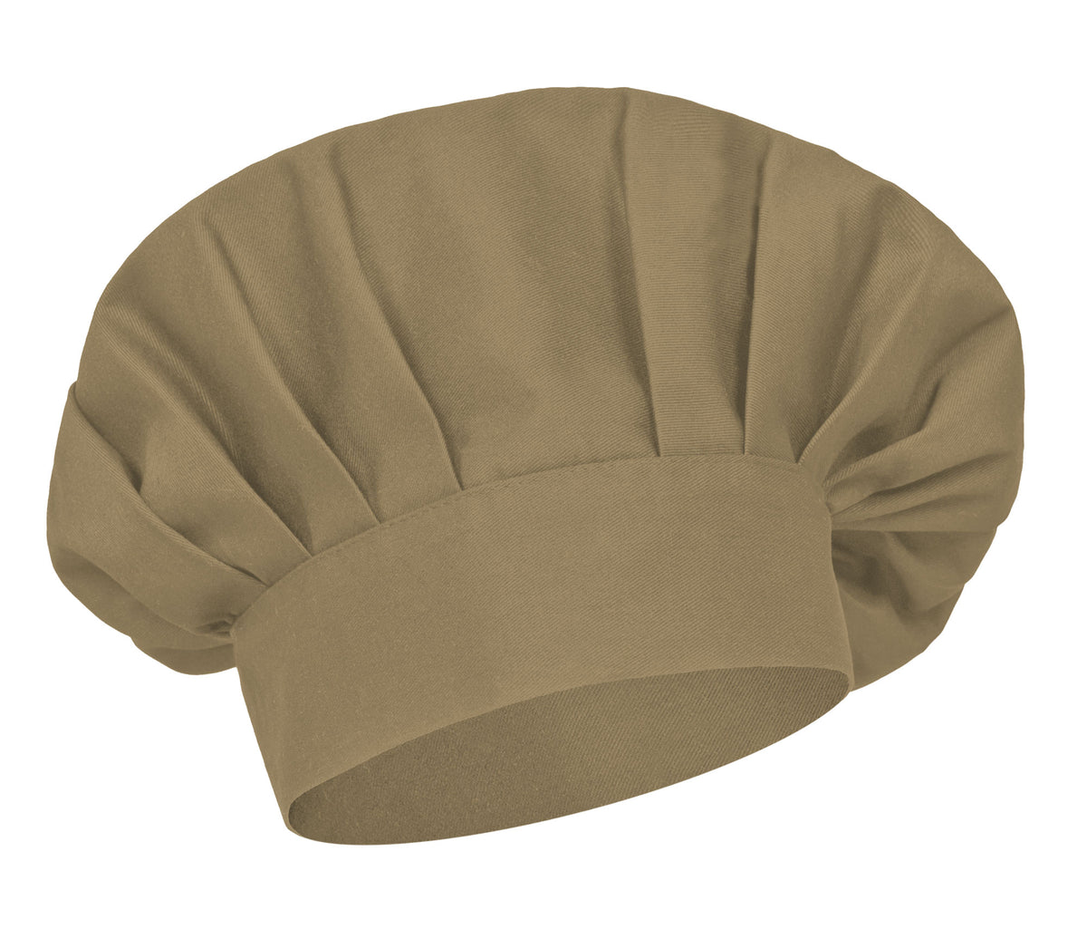 COULANT | Gorro de Chef Estilo Francês Plissado com Velcro 65% Poliéster 35% Algodão | Personalizável | Várias Cores