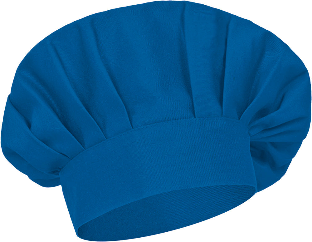 COULANT | Gorro de Chef Estilo Francês Plissado com Velcro 65% Poliéster 35% Algodão | Personalizável | Várias Cores