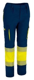 ABERDEEN | Calças Alta Visibilidade Bicolor com 6 Bolsos Certificadas EN ISO 20471 Classe 1 | Personalizável | Várias Cores