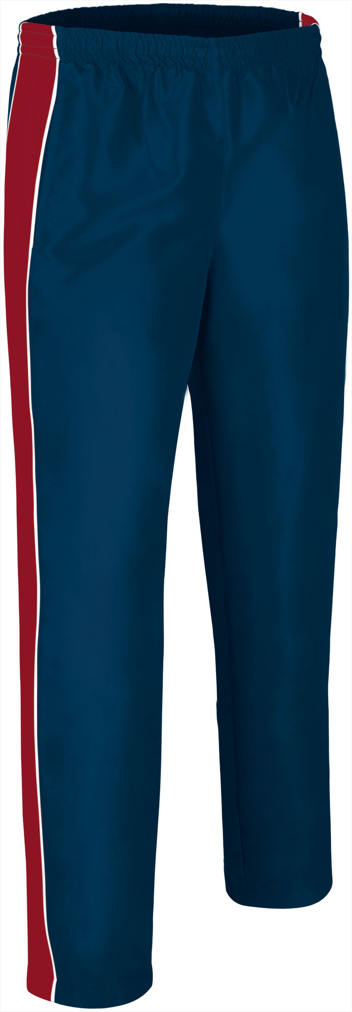 MATCHPOINT | Calças de Treino Tricolor Microfibra com Fecho nos Tornozelos 100% Poliéster | Personalizável | Várias Cores