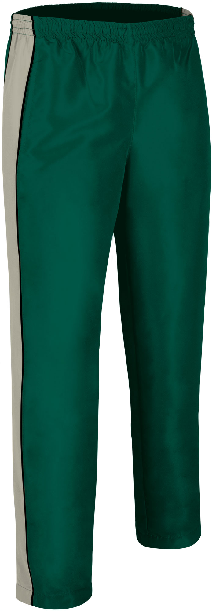 TOURNAMENT | Calças de Treino Tricolor Acetato Dual Flock com Faixas Laterais 100% Poliéster | Personalizável | Várias Cores