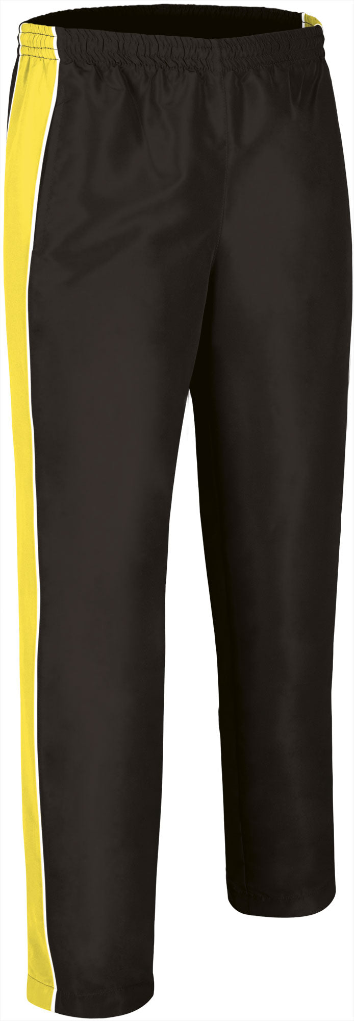 TOURNAMENT | Calças de Treino Tricolor Acetato Dual Flock com Faixas Laterais 100% Poliéster | Personalizável | Várias Cores