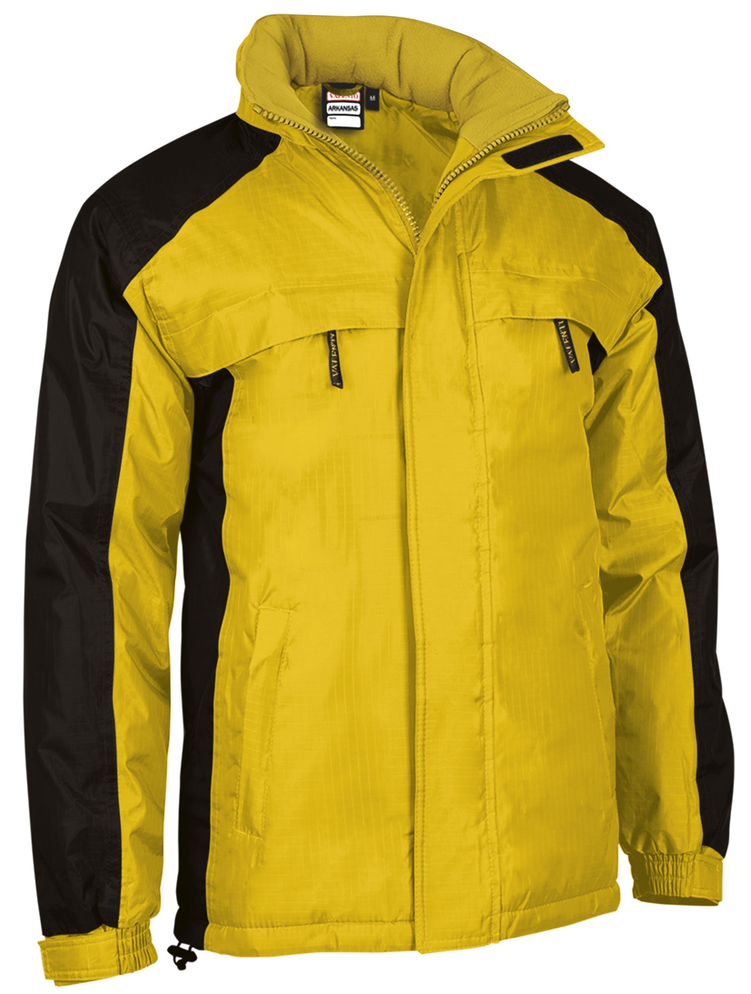 ARKANSAS | Parka Impermeável Rip-Stop Bicolor com Capuz Dobrável e 5 Bolsos | Personalizável | Várias Cores