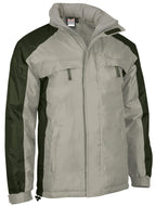 ARKANSAS | Parka Impermeável Rip-Stop Bicolor com Capuz Dobrável e 5 Bolsos | Personalizável | Várias Cores