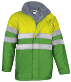 TRAFFIC | Parka Impermeável Alta Visibilidade com Capuz e Acolchoado Certificada EN ISO 20471 | Personalizável | Várias Cores