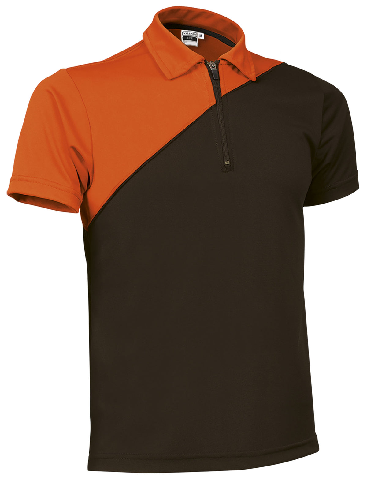 ACE | Polo Desportivo Bicolor Antibacteriano com Meio Fecho 100% Poliéster | Personalizável | Várias Cores