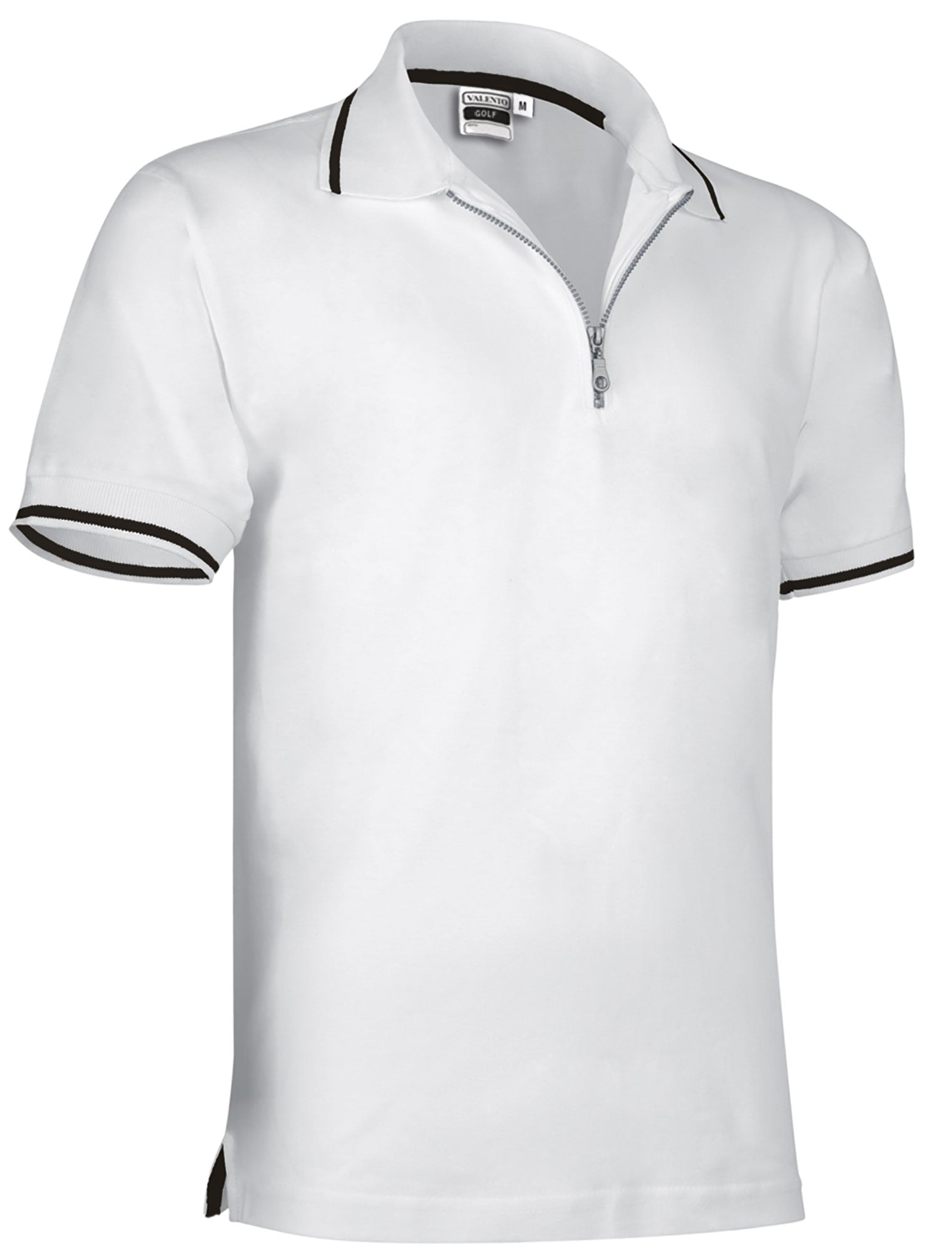 GOLF | Polo Manga Curta Piqué 100% Algodão com Meio Fecho e Bolso | Personalizável | Várias Cores